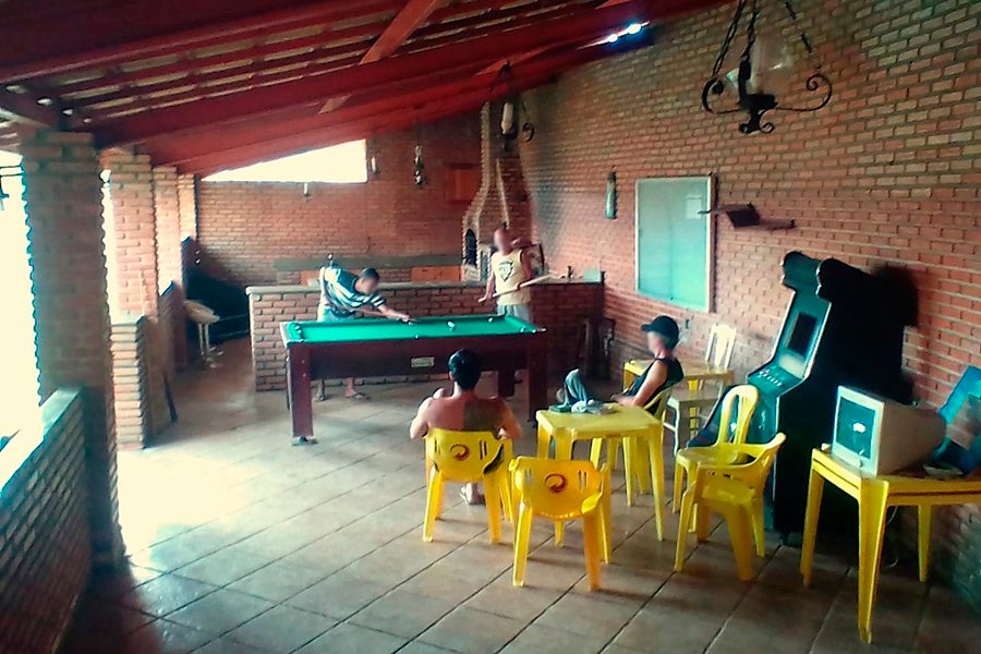 Espaço de lazer coberto